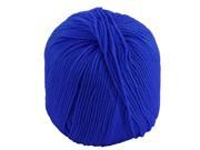 Hand Machine Knitted Cashmere Silk Protein Wool knitting Woolen Yarn Navy Blue
