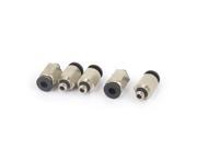 5 32 Tube 5mm Male Thread 2 Ways Air Gas Quick Connecting Fittings 5pcs