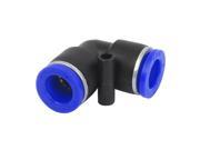 12mm Tube Dia L Shape 2 Ways Push in Air Pneumatic Fitting Connector