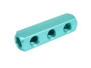 12mm Threaded Ports 3 Way Quick Connect Air Hose Manifold Block Splitter