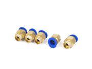 10mm Tube 1 4BSP Male Thread Quick Air Fitting Coupler Connector 5pcs