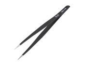 Unique Bargains Stainless Steel Non magnetic Pointy Tip Straight Tweezer 5.5 Long