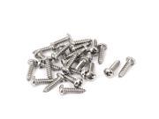 8 M4.2x16mm Stainless Steel Phillips Round Pan Head Self Tapping Screws 25pcs