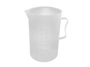2000mL Laboratory Kitchen Sauce Water Graduated Measuring Cup with Handle