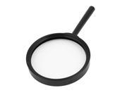 Plastic Rim 80mm Lens 5X Handy Magnifier Reading Magnifying Glass Jewelry Loupe