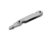 60 Degree Foldable Silver Tone 0.4 6.0mm Metric Thread Pitch Measure Gauge Tool