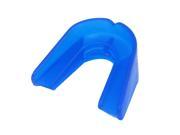 Blue Soft Plastic Double Layer Guard Mouth Gum Shield Teeth Protector w Case