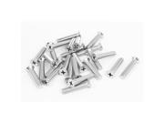 Unique Bargains M8x40mm Stainless Steel Countersunk Flat Head Cross Phillips Screw Bolts 25pcs