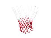 Unique Bargains 18 Long Fashion Style Nylon Basketball Net White Red 13 Loops