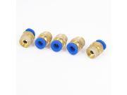 6mm Tube 1 4BSP Male Thread Quick Air Fitting Coupler Connector 5pcs