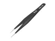 Unique Bargains Factory Anti static Taper Tip Stainless Steel Straight Tweezers