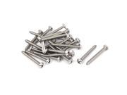 Unique Bargains 5.5mmx50mm Thread Stainless Steel Phillips Pan Head Self Tapping Screws 25pcs