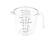Kitchen Plastic Bakery Baking Water Liquid Oil Measuring Cup Clear 300ml