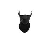 Outdoor Riding Sking Black Flannel Warm Veil Neck Face Mask