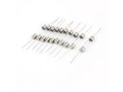 Unique Bargains Axial Lead Fast Acting 6mm x 30mm Glass Fuse Tube 250V 10A 10 Pcs