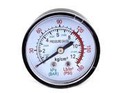 13mm 1 4BSP Male Thread Water Air Compressor Pressure Gauge Meter