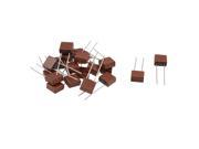20 x Square Type Radial Leads Miniature Slow Blow Micro Fuse T4A 250V