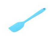 Bakery Silicone Cake Cream Butter Mixing Spatula Scraper Smoother Blue