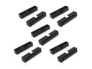 Unique Bargains 10x 2.0mm Pitch Dual Row 2x10 Pin Straight IDC Male Headers