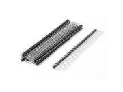 Unique Bargains 10 Pieces 1x40 Pins Male 2.54 mm Pitch Single Row Pin Header Strip