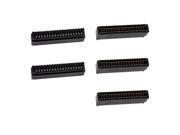 Unique Bargains Unique Bargains 5 Pcs Dual Rows 36 Pins 2.54mm Pitch Straight Pin Header for Breadboard