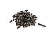 Unique Bargains 100 Pcs Single Row 4 Pin Round Male Pin Header Strip 2.54mm Pitch