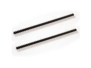 2Pcs 2.54mm Pitch 40P Straight Type Male Pin Header