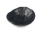 Tableware Melamine Frosted Uneven Surface Mustard Sauce Dish Plate Black
