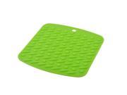 Silicone Nonslip Table Heat Resistant Mat Bowl Cup Cushion Placemat Pad Green