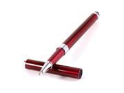 Unique Bargains Red Alloy Black Ink Ballpoint Capacitive Screen Stylus Pen for Cell Phone