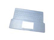 Unique Bargains Silicone Keyboard Cover Protector Clear Skyblue for Apple Air