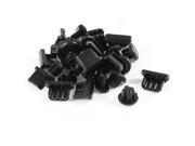 Phone Black Silicone Anti Dust Dock Plug Stopper Headset Ear Cap Cover 15 Sets