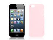 Unique Bargains Pink Hard Plastic Lichee Pattern Back Case Shell Guard for iPhone 5 5G 5th