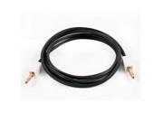 Unique Bargains Male to Male 3.5mm Square Earphone Audio Extension Adapter Cable 3.3ft Black