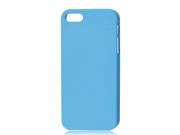 Unique Bargains Hard Plastic Back Case Cover Sky Blue for Apple iPhone 5 5G 5th
