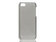 Unique Bargains Slim Clear Gray Hard Back Case Protective Cover Skin for iPhone 5 5G