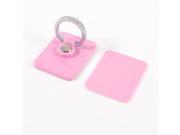 Unique Bargains Retangle Pink Adhesive Ring Stand Holder for Smart Phone Pad MP5