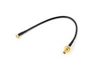 Unique Bargains SMA Threaded Female to MCX Male Connecting Port Extension Stereo Cable 19.5cm