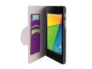 Unique Bargains Purple Faux Leather Protective Flip Case Stand for Google Nexus 7 2nd Gen 7 Inch