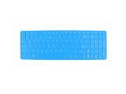 Unique Bargains Blue Silicone Dustproof Protective Film Keypad Keyboard Skin Cover for ASUS 15