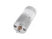 Unique Bargains 20mm Dia DC 6V 133RPM 2 Pin Connector Geared Speed Reduce Motor