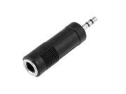 Plastic Housing 3.5mm Male to 6.5mm Female Audio Adapter