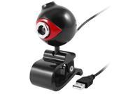 Unique Bargains Home Office Video Chat Clip On USB PC Webcam Web Cam Camera for Laptop Notebook
