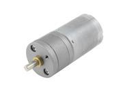 Unique Bargains 12VDC 500RPM Output Speed Reducer 4mm Shaft Dia DC Gearbox Geared Motor