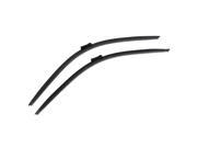 Unique Bargains 2 Pcs Bracketless Windscreen Wiper Blade Black 71cm Long for S Max