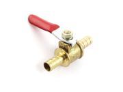 Unique Bargains 8mm 180 Degree Rotating Handle Brass Gas Pneumatic Ball Valve Controller