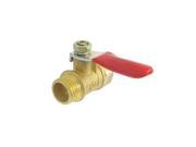 Unique Bargains 13mm Male Threaded Full Port Lever Ball Valve Pipe Connector