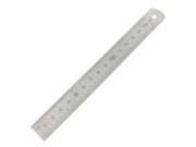 Stainless Steel Silver Tone 150mm Metric Measuring Straight Ruler