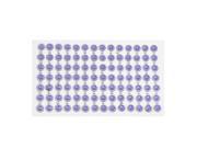 Unique Bargains Unique Bargains Mobile Phone Light Purple Flower Rhinestones Stickers Jewelry Seal 5.1 x 3