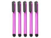 Soft Tip Screen Touch Pen Pink Stylus 5 Pcs for Tablet PC